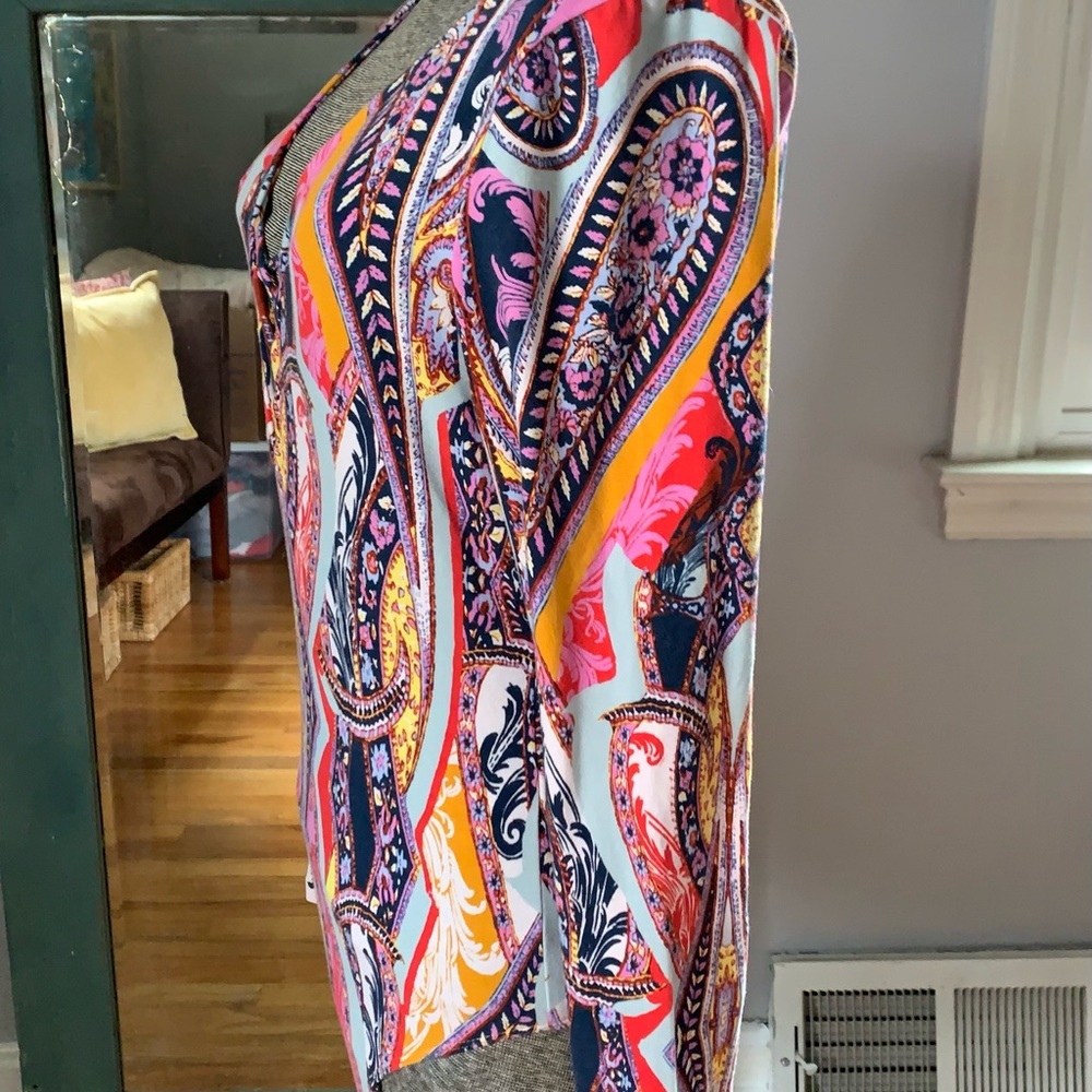 Free People Bodysuit Long Sleeve Top Boho Hippie Top Sz M - Picture 5 of 12